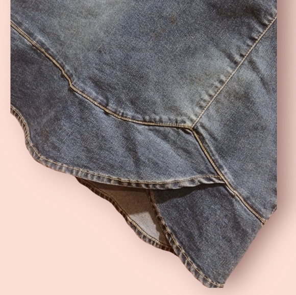 No Boundaries Denim Tulip Skirt 7Jr EUC - Picture 6 of 6